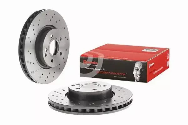 BREMBO TARCZE+KLOCKI PRZÓD MERCEDES E W212 322MM 