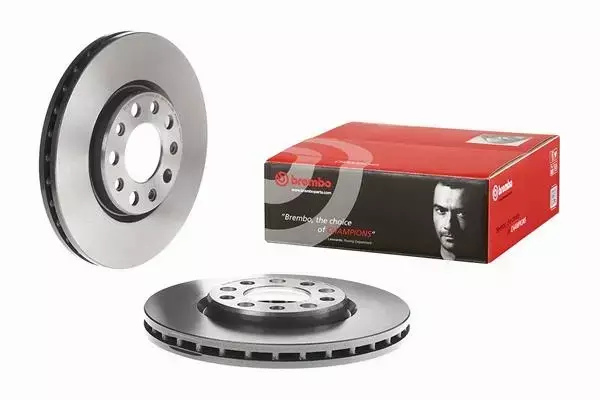 BREMBO TARCZE+KLOCKI PRZÓD FIAT 500X 281MM 