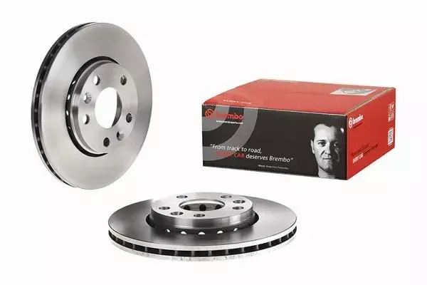 BREMBO TARCZE HAMULCOWE PRZÓD 09.A727.14 