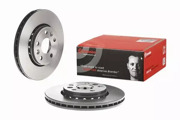 BREMBO TARCZE HAMULCOWE PRZÓD 09.A727.21 