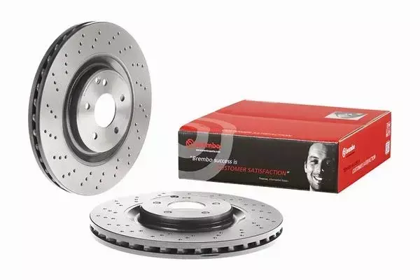 BREMBO TARCZE HAMULCOWE PRZÓD 09.A731.11 