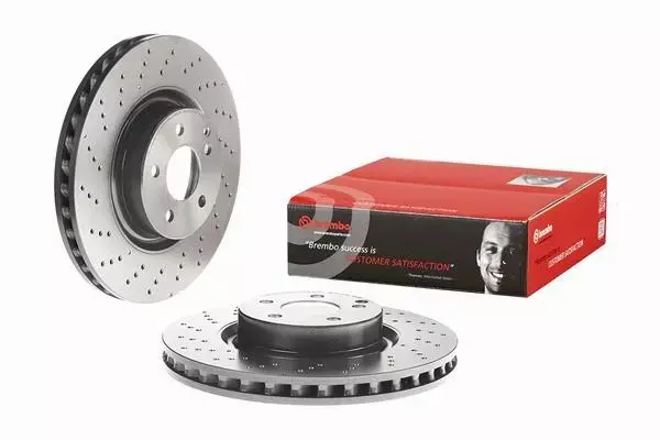  BREMBO TARCZE+KLOCKI PRZÓD MERCEDES S W221 335MM 