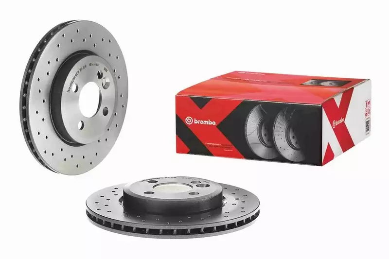 BREMBO TARCZE HAMULCOWE PRZÓD 09.A761.1X 