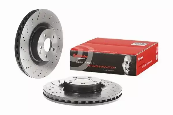 BREMBO TARCZE HAMULCOWE PRZÓD 09.A817.11 