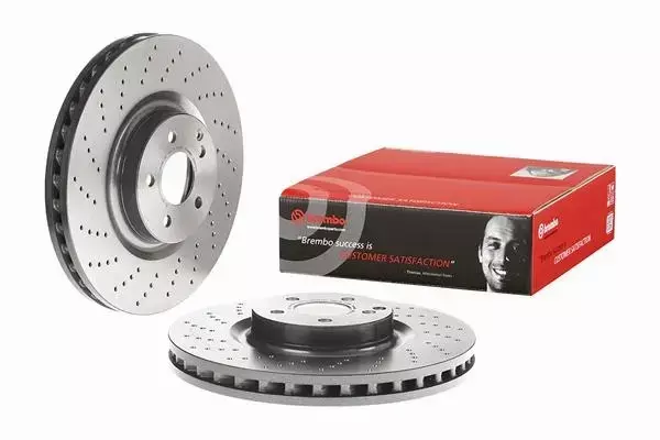 BREMBO TARCZE+KLOCKI P MERCEDES SL R230 360MM 