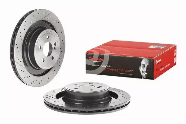 BREMBO TARCZE HAMULCOWE TYŁ 09.A822.11 