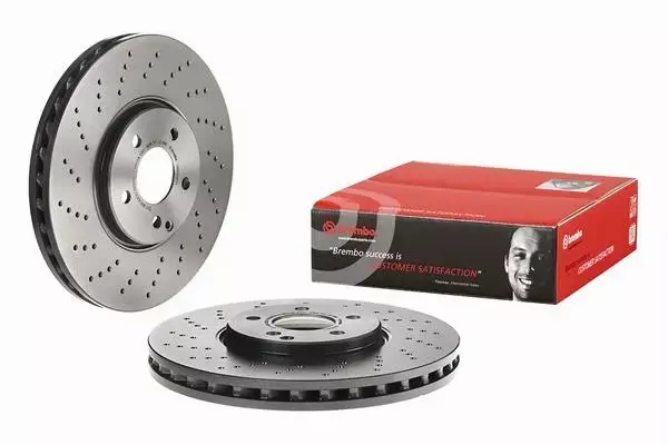 BREMBO TARCZE HAMULCOWE PRZÓD 09.A828.11 