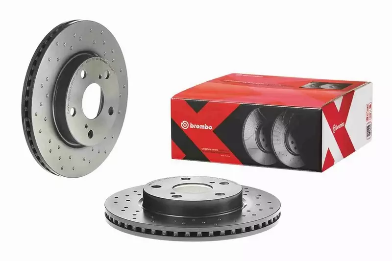 BREMBO TARCZE HAMULCOWE PRZÓD 09.A864.1X 