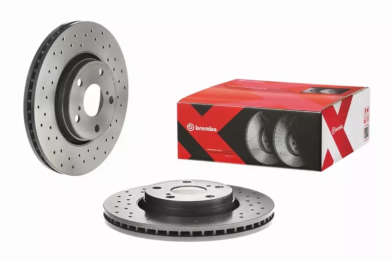 BREMBO TARCZE HAMULCOWE PRZÓD 09.A914.1X 