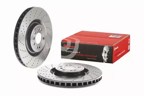  BREMBO TARCZE+KLOCKI P+T MERCEDES GLE W166 375MM 