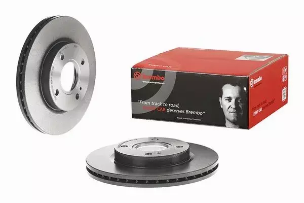 BREMBO TARCZE HAMULCOWE PRZÓD 09.A968.21 