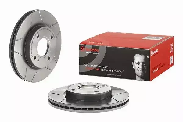 BREMBO TARCZE HAMULCOWE PRZÓD 09.A968.76 