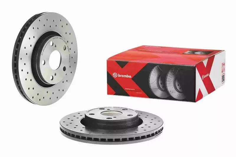 BREMBO TARCZE HAMULCOWE PRZÓD 09.B043.1X 