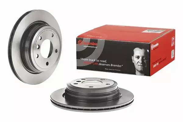 BREMBO TARCZE HAMULCOWE TYŁ 09.B338.21 