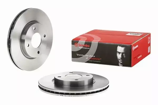 BREMBO TARCZE+KLOCKI PRZÓD NISSAN CUBE Z12 280MM 