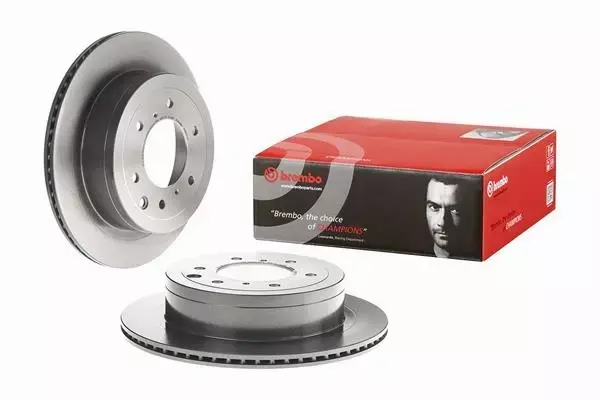 BREMBO TARCZE HAMULCOWE TYŁ 09.B637.11 