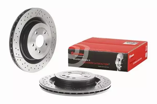 BREMBO TARCZE HAMULCOWE TYŁ 09.B710.11 