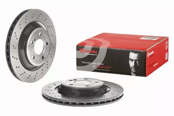 BREMBO TARCZE HAMULCOWE TYŁ 09.B743.51 