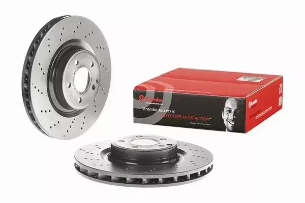 BREMBO TARCZE+KLOCKI P MERCEDES SLK R172 344MM 