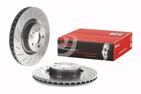 BREMBO TARCZE+KLOCKI PRZÓD MERCEDES E W212 344MM 