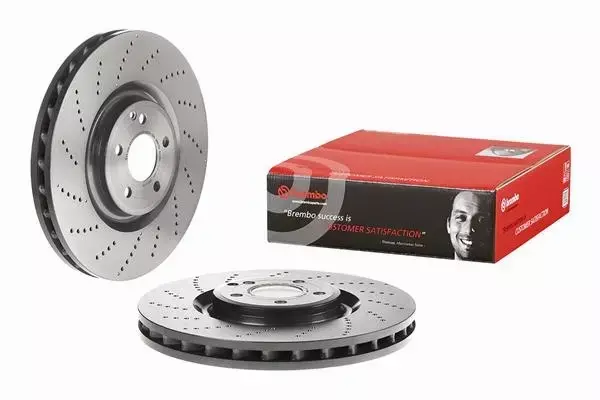 BREMBO TARCZE HAMULCOWE PRZÓD 09.B747.51 