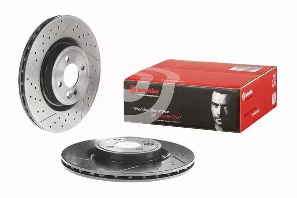 BREMBO TARCZE HAMULCOWE PRZÓD 09.B754.21 