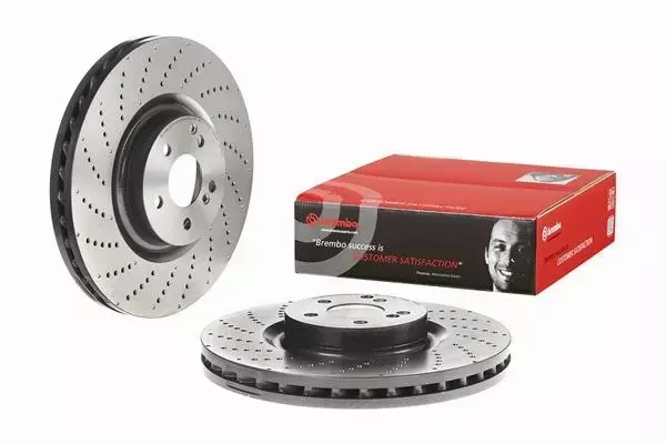 BREMBO TARCZE+KLOCKI PRZÓD MERCEDES S W221 360MM 