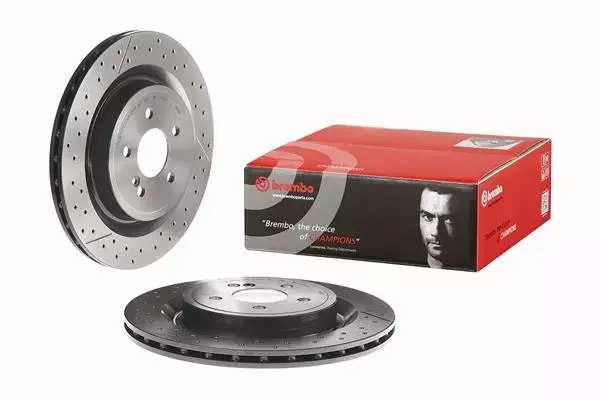 BREMBO TARCZE+KLOCKI TYŁ MERCEDES A W176 AMG 330MM 