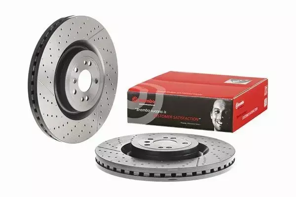 BREMBO TARCZE HAMULCOWE PRZÓD 09.B805.11 