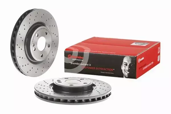 BREMBO TARCZE HAMULCOWE PRZÓD 09.B807.51 