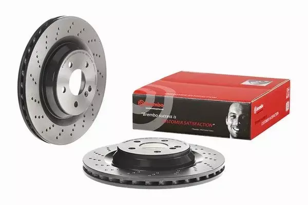 BREMBO TARCZE+KLOCKI T MERCEDES SL55 SL63 AMG R230 