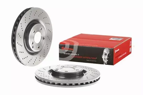 BREMBO TARCZE+KLOCKI PRZÓD MERCEDES CLS C218 344MM 