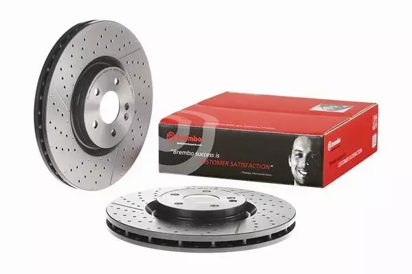 BREMBO TARCZE+KLOCKI P MERCEDES GLA45 AMG X156 