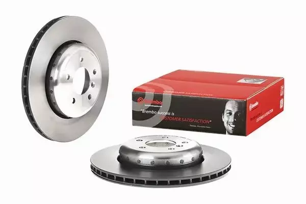 BREMBO TARCZE+KLOCKI TYŁ BMW 5 E60 E61 345MM 