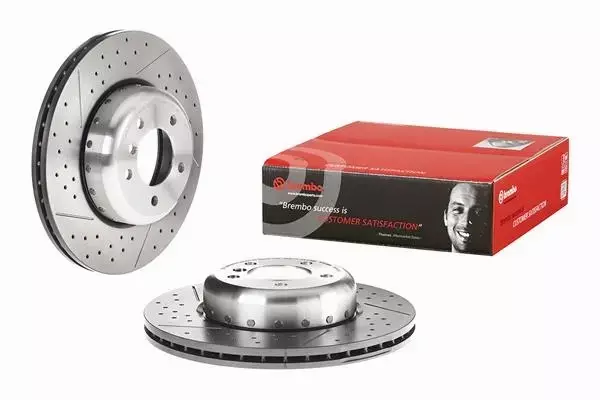 BREMBO TARCZE+KLOCKI PRZÓD BMW 1 E81 E87 338MM 