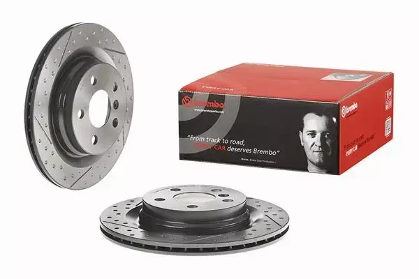 BREMBO TARCZE+KLOCKI TYŁ MINI F54 F60 300MM 