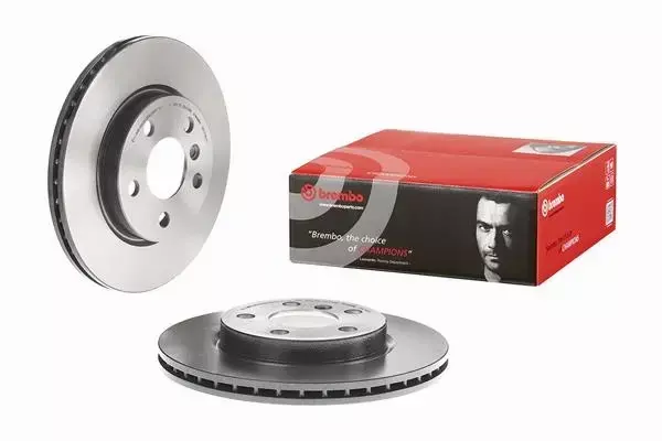 BREMBO TARCZE HAMULCOWE PRZÓD 09.C744.11 