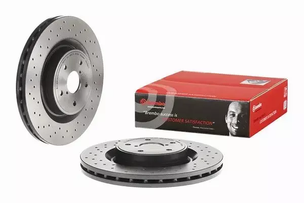 BREMBO TARCZE+KLOCKI PRZÓD SUBARU WRX GJ 340MM 