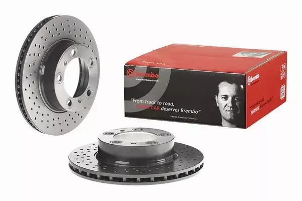 BREMBO TARCZE+KLOCKI P PORSCHE BOXSTER 987 298MM 