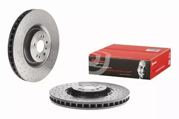 BREMBO TARCZE+KLOCKI P MERCEDES ML63 AMG W164 