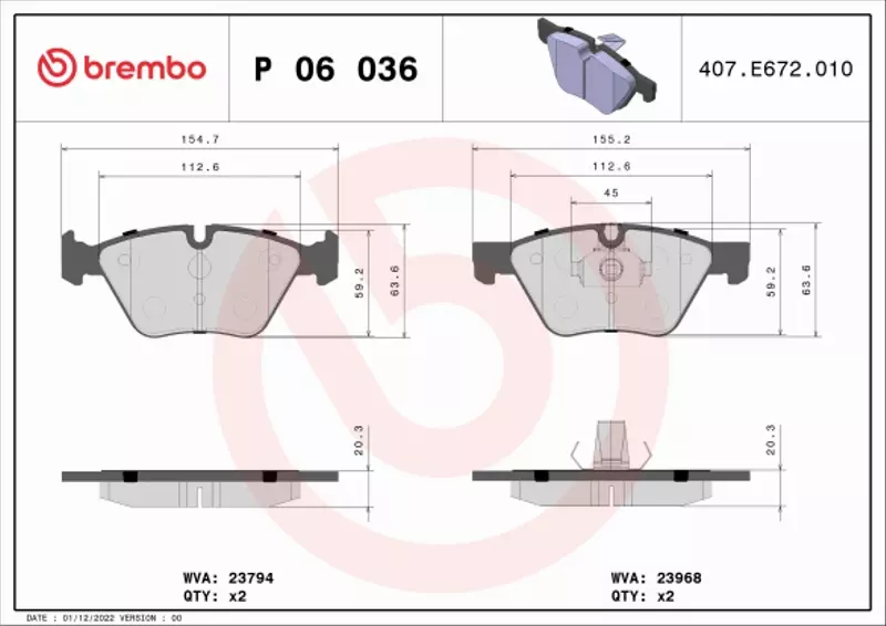 BREMBO TARCZE+KLOCKI PRZÓD BMW 3 E90 BMW 1 316 318 