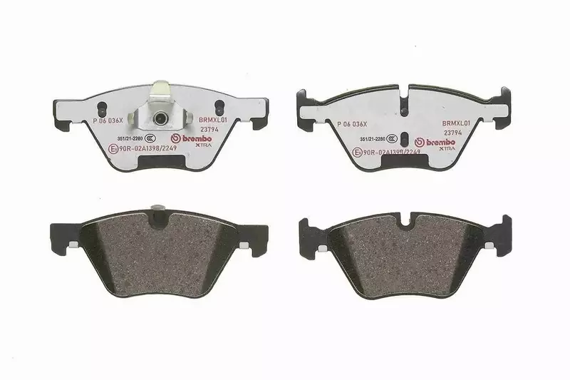 BREMBO KLOCKI HAMULCOWE PRZÓD P 06 036X 