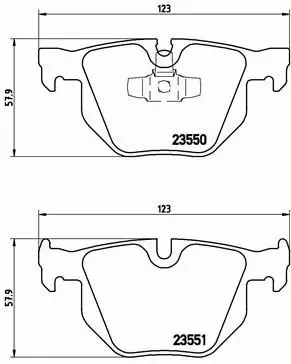 BREMBO TARCZE+KLOCKI TYŁ BMW X1 E84 336MM 