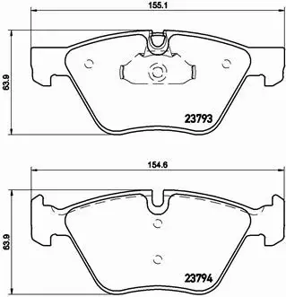 BREMBO KLOCKI HAMULCOWE PRZÓD P 06 057X 