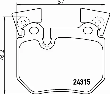 BREMBO KLOCKI HAMULCOWE TYŁ P 06 059 