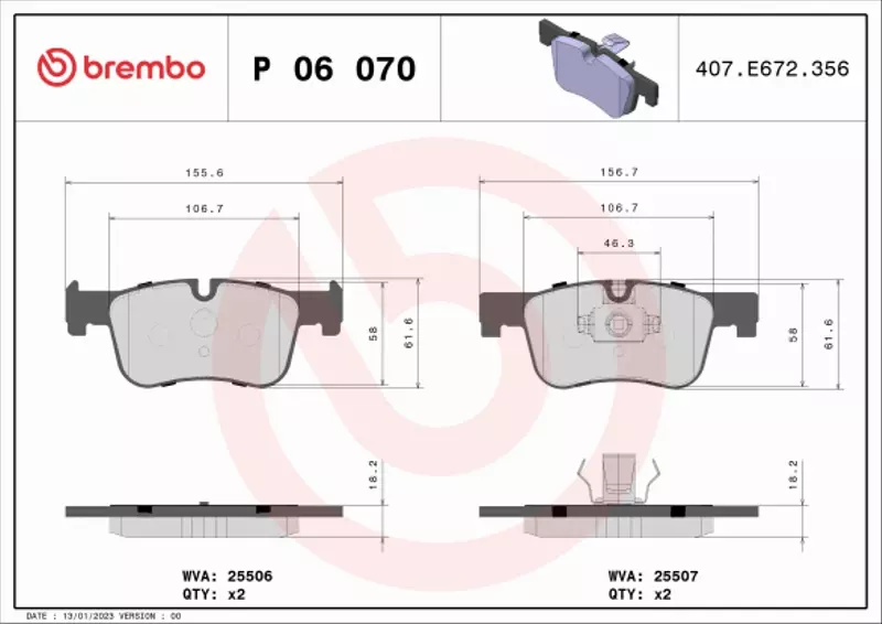 BREMBO TARCZE+KLOCKI PRZÓD BMW 1 F20 F21 300MM 