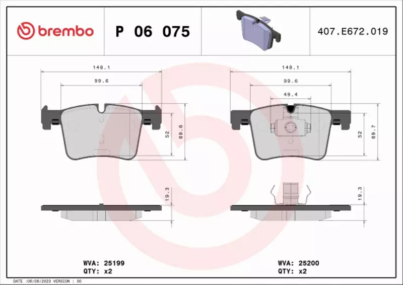 BREMBO XTRA TARCZE+KLOCKI PRZÓD BMW 4 F32 F33 312MM 