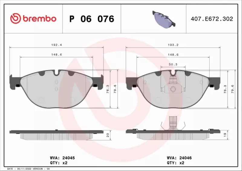 BREMBO TARCZE+KLOCKI PRZÓD BMW 5 F10 F11 F07 6 F12 F13 7 F01 F02 348MM 