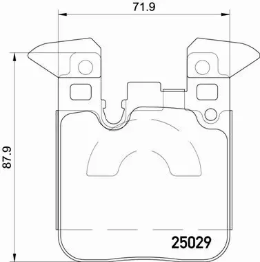 BREMBO KLOCKI HAMULCOWE TYŁ P 06 087 