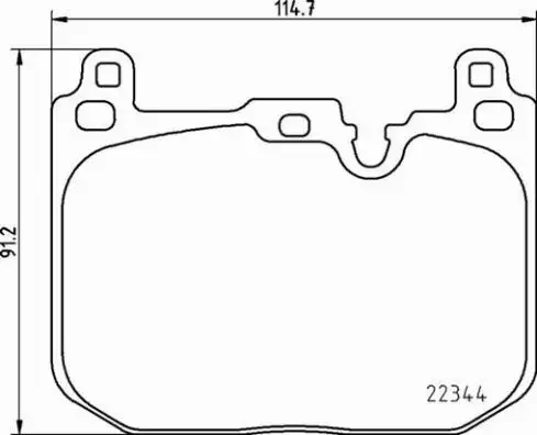 BREMBO KLOCKI HAMULCOWE PRZÓD P 06 097 